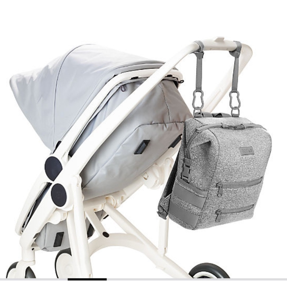 Dagne Dover Gray Heather Baby Backpack - Picture 2 of 6